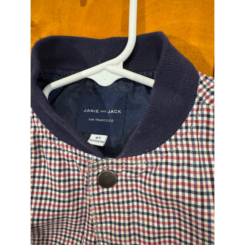 Janie & Jack Plaid Jacket 2T - Picture 2 of 3